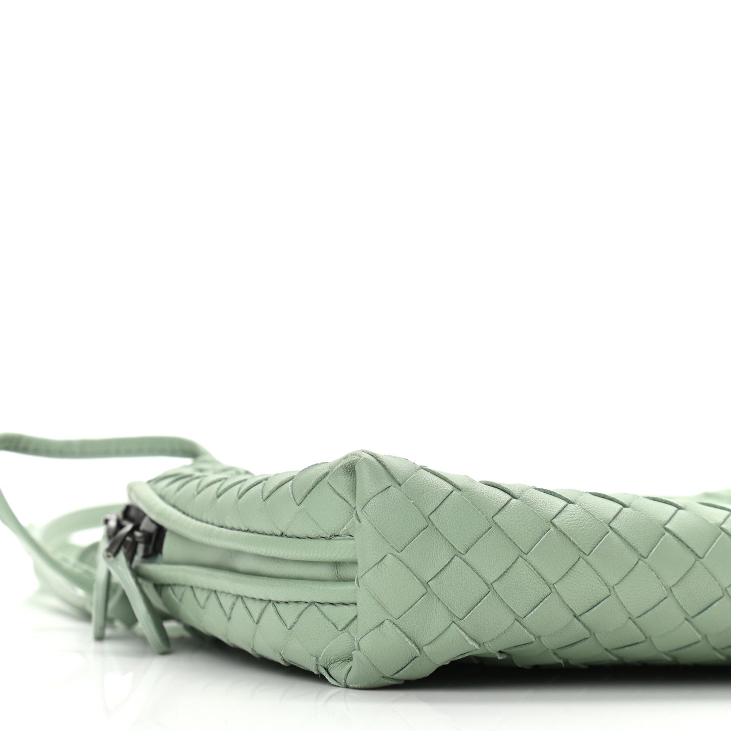 Nappa Intrecciato Nodini Crossbody Messenger New Sauge