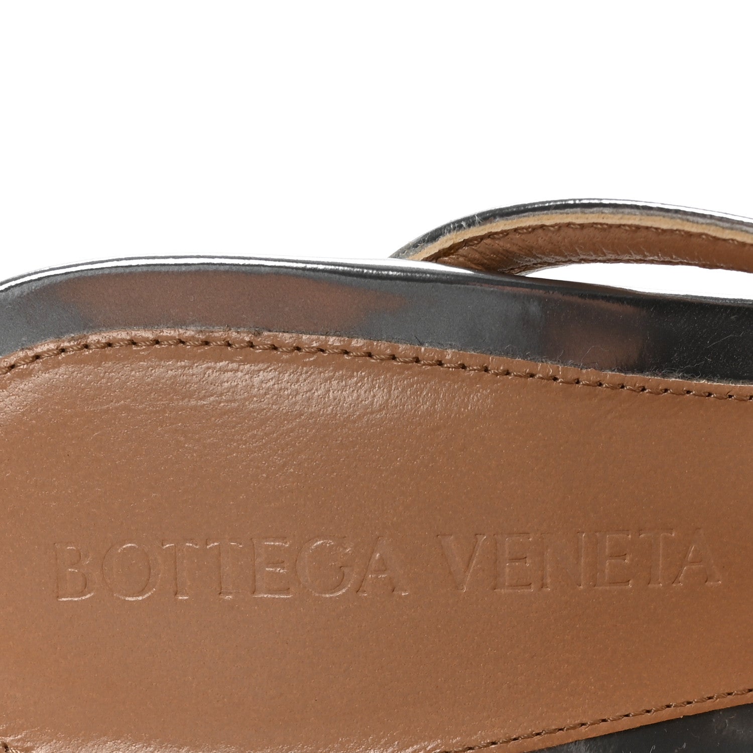 Bottega Veneta Laser Nappa Stretch Multi Strap 90mm Sandals 35 Moon Drop 8 of 8