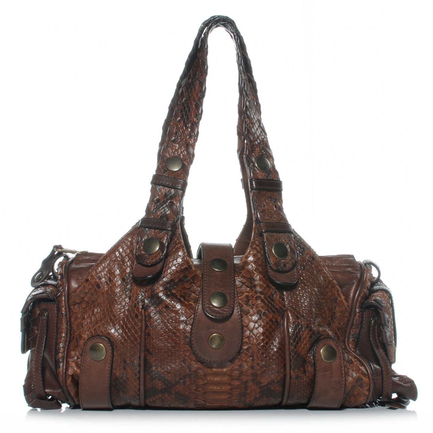Python Silverado Shoulder Bag Brown