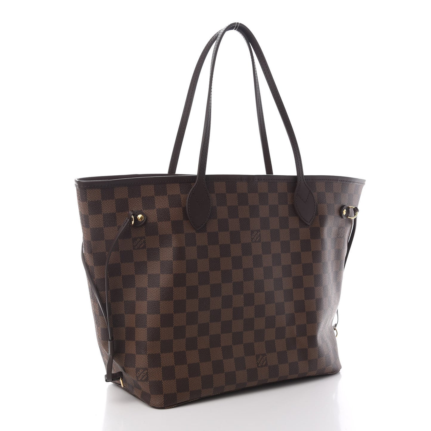 Damier Ebene Neo Neverfull MM Rose Ballerine