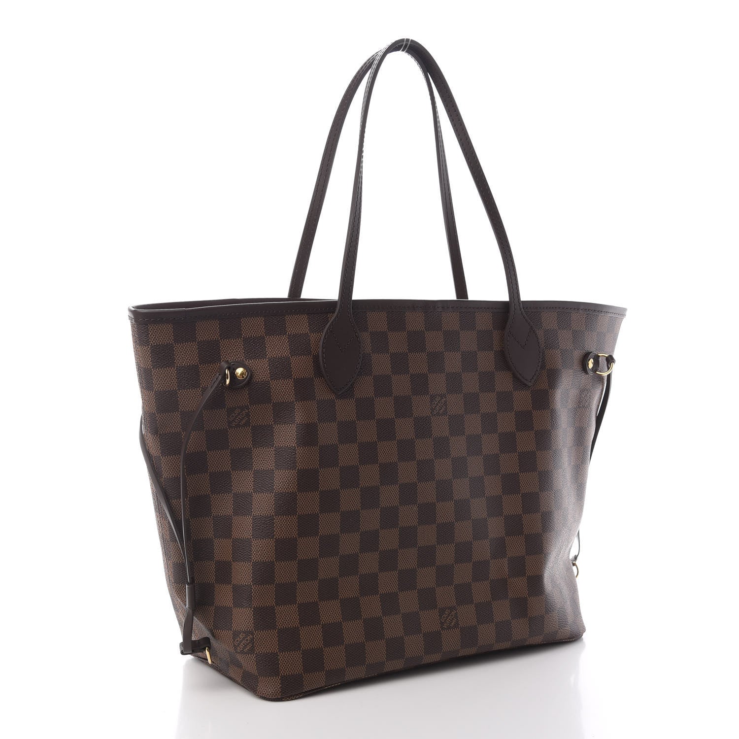 Louis Vuitton Damier Ebene Neo Neverfull MM Rose Ballerine 4 of 9