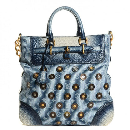 Louis Vuitton Denim Stripes Corsaire Polka Dot Besace 1 of 14