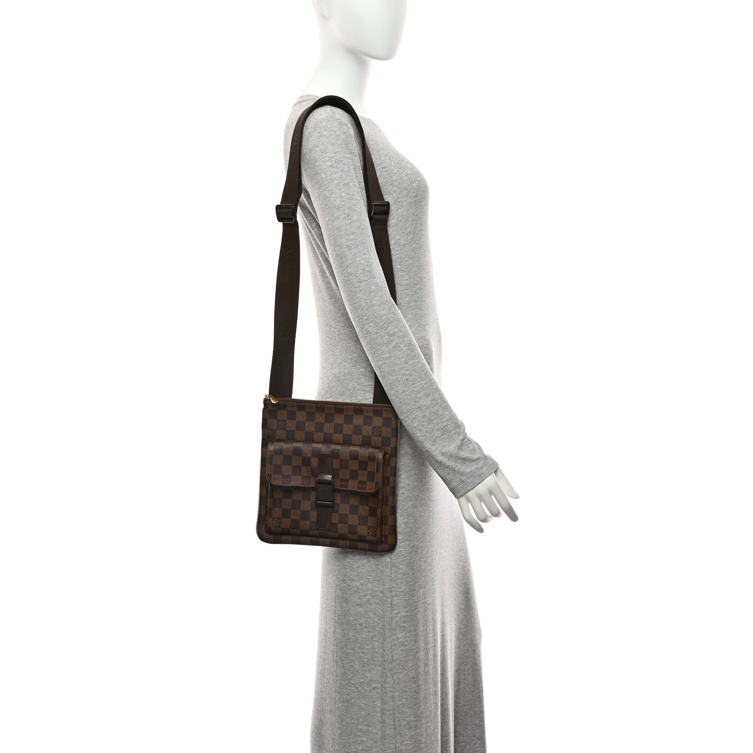 Louis Vuitton Damier Ebene Pochette Melville 2 of 10