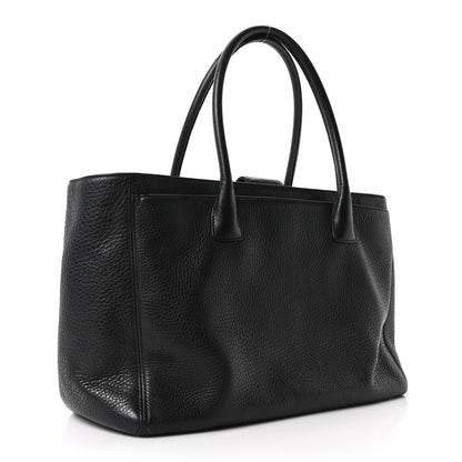 Chanel Calfskin Cerf Executive Shopper Tote Black 6 of 21