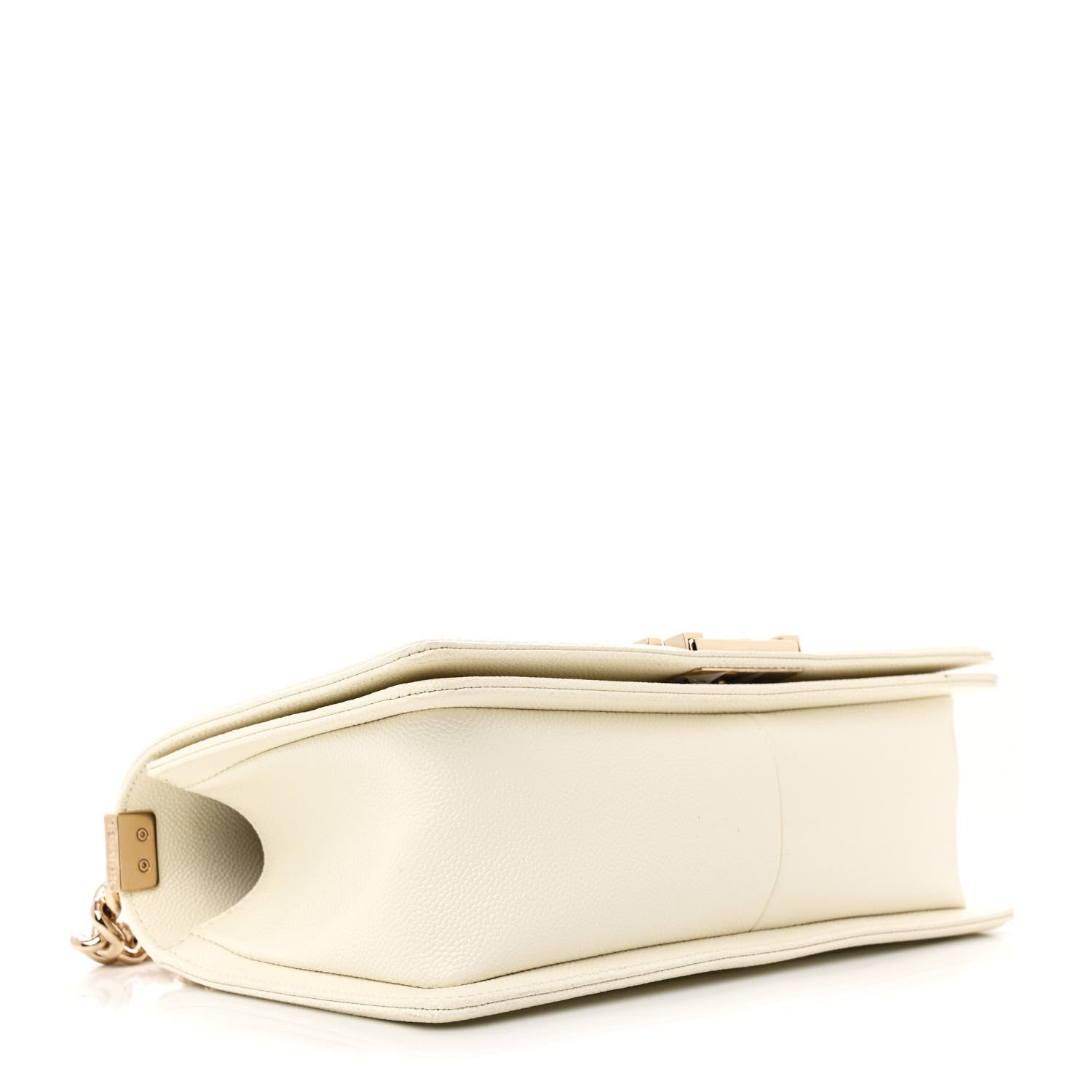 Chanel Caviar Quilted Medium Boy Flap White 4 of 13