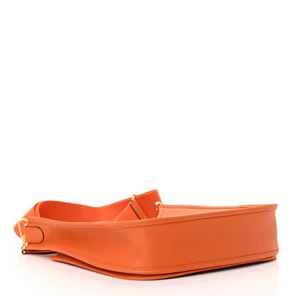 Hermes Taurillon Clemence Evelyne III PM Orange 4 of 13