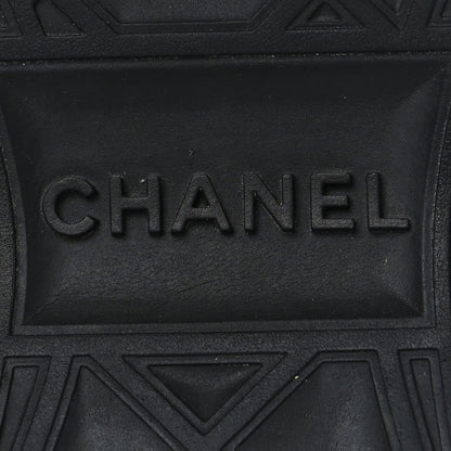 Chanel Velvet Calfskin Mixed Fibers CC Sneakers 37 Beige 8 of 10