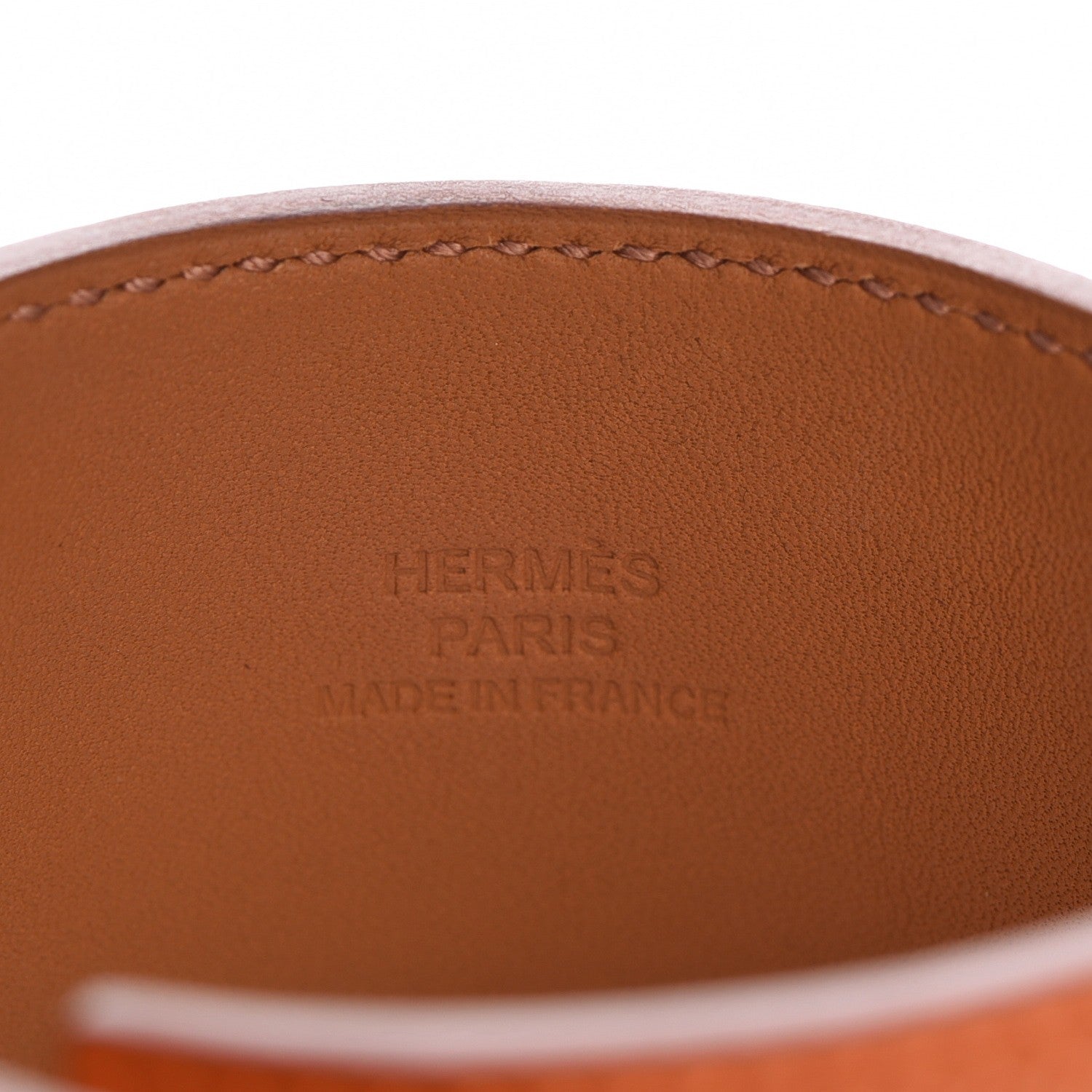 Hermes Epsom Collier de Chien CDC Bracelet S Orange 5 of 8