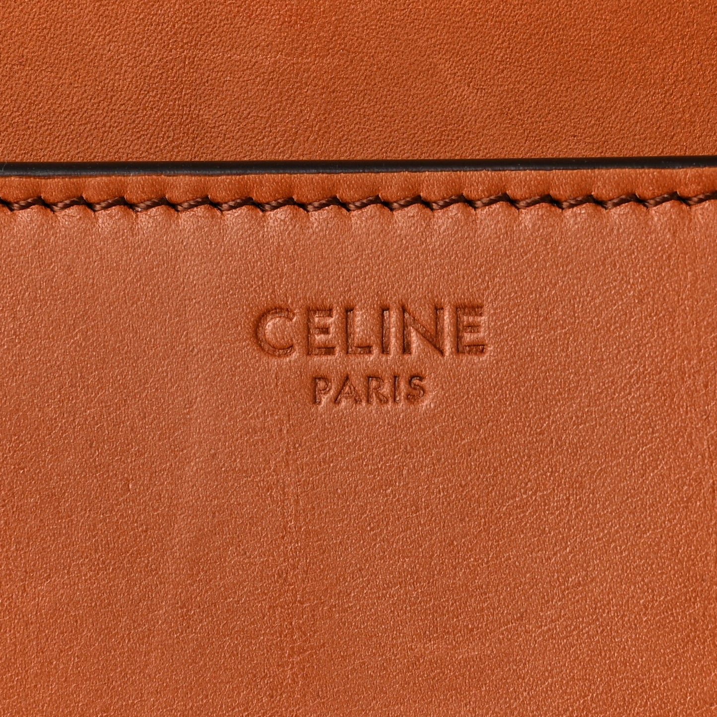 Satinated Calfskin Mini 16 Top Handle Bag Tan
