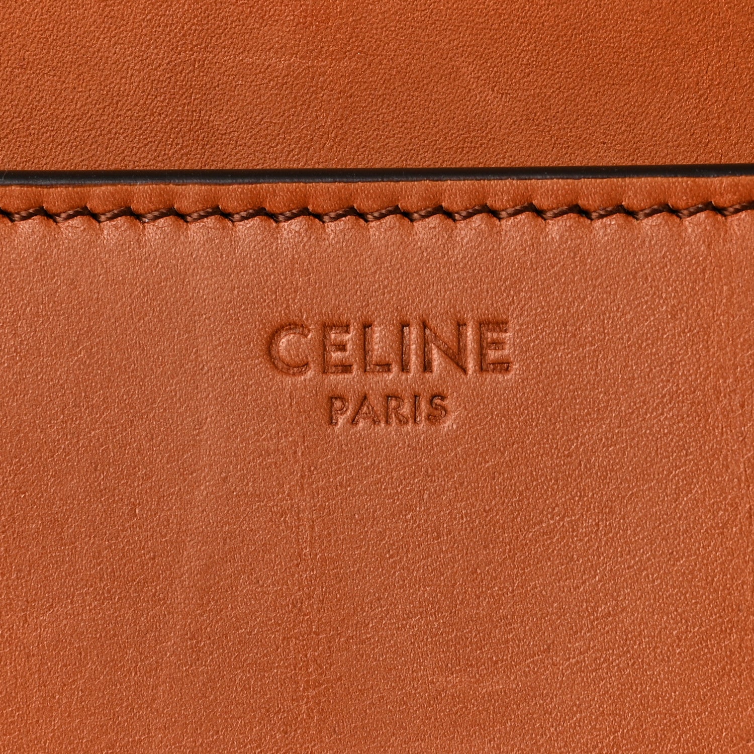 Celine Satinated Calfskin Mini 16 Top Handle Bag Tan 5 of 7