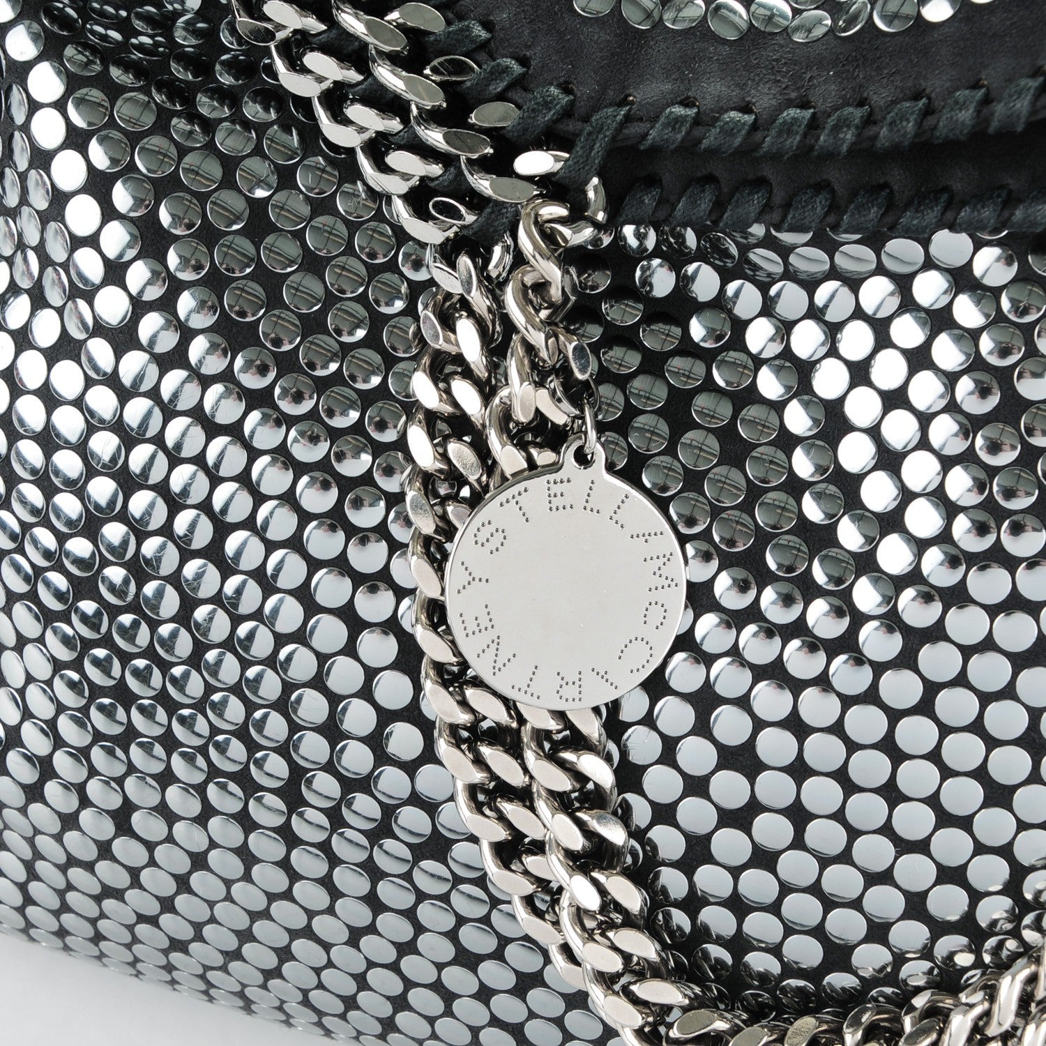 Stella McCartney Studded Eco Suede Falabella Tote Black 5 of 7