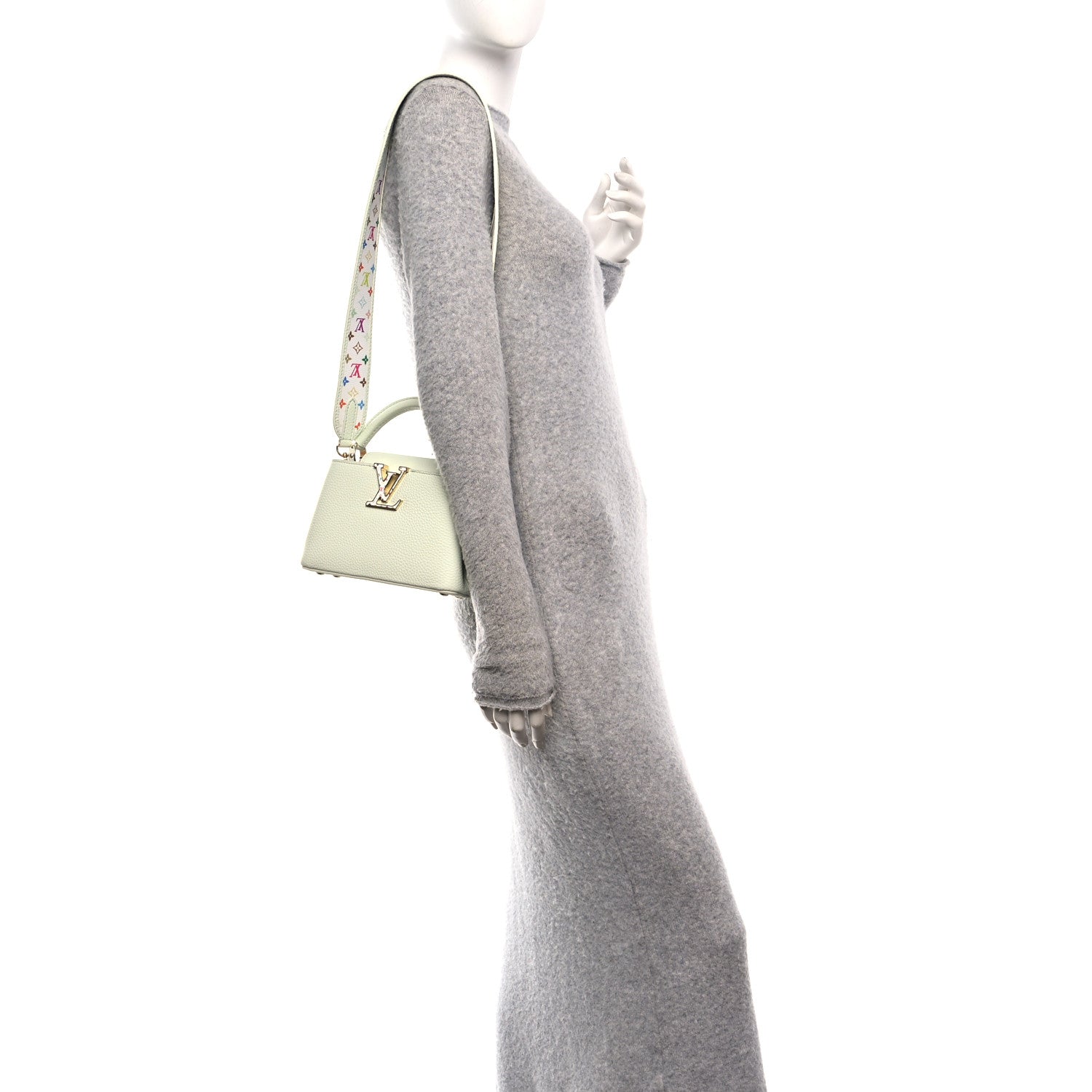 Louis Vuitton LV X TM Taurillon Mini Capucines Green 2 of 10