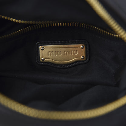 Miu Miu Nappa Hobo Black 5 of 8