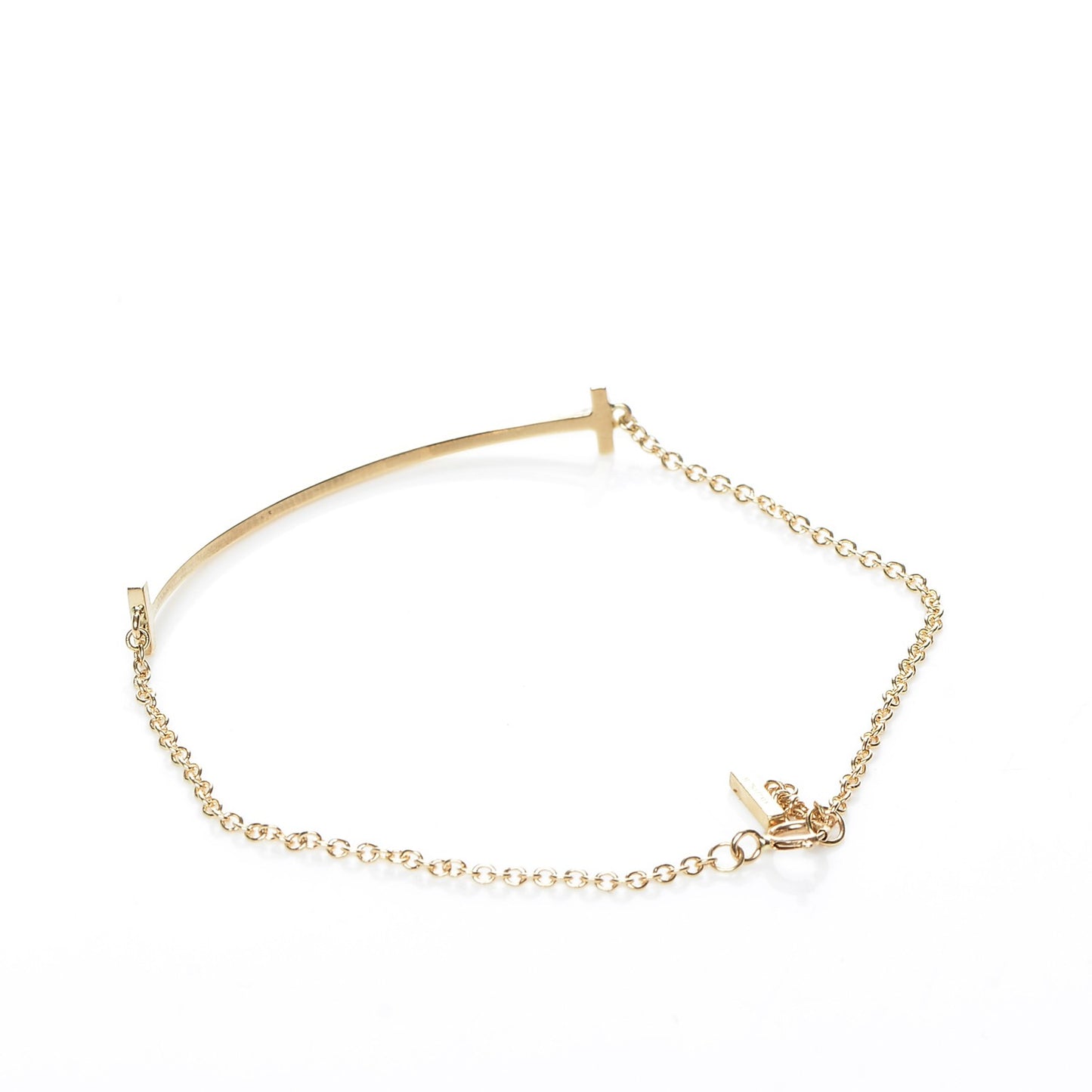 18K Yellow Gold T Smile Bracelet