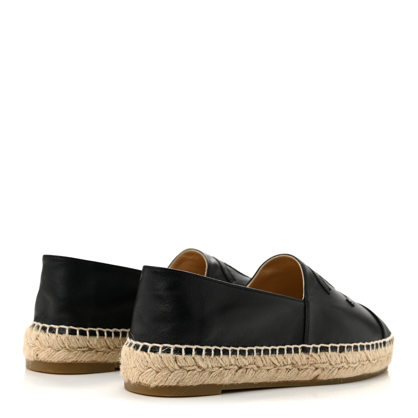 Lambskin CC Espadrilles 39 Black