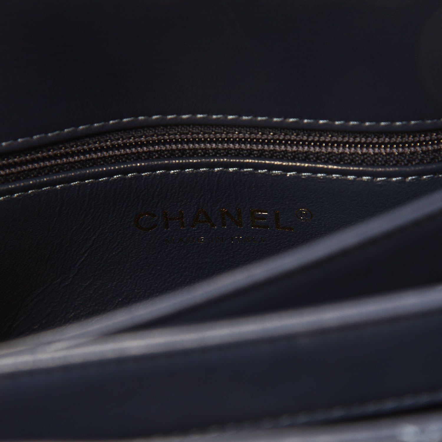 Chanel Lambskin Quilted Small Trendy CC Flap Dual Handle Bag Navy 8 of 10