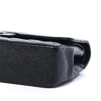 Chanel Caviar Quilted Medium Double Flap Black 9 of 9