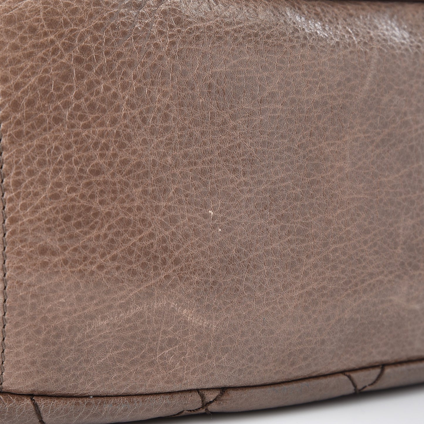 Glazed Calfskin Stitched XL On The Road Flap Brown