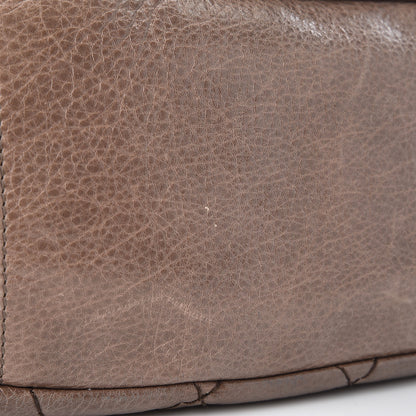 Chanel Glazed Calfskin Stitched XL On The Road Flap Brown 10 of 15