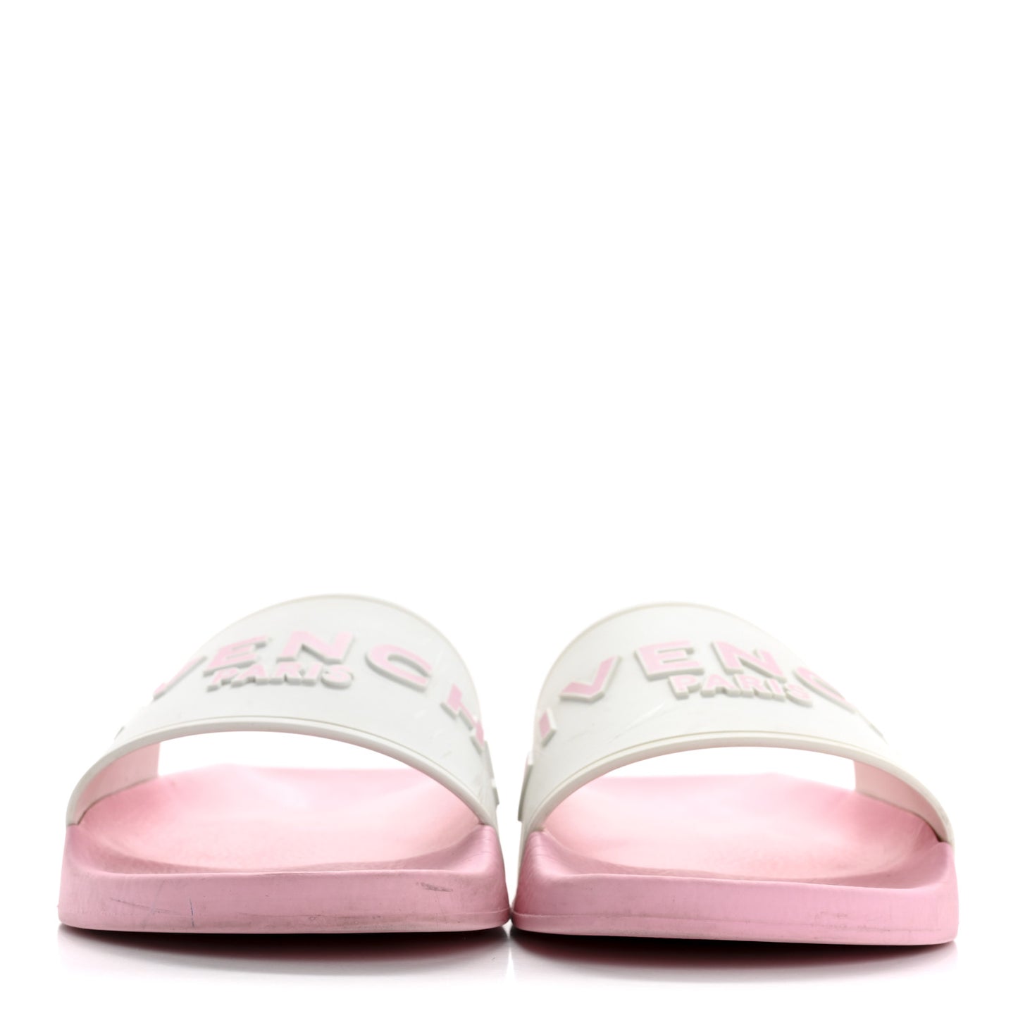 Rubber Logo Pool Slide Sandals 39 Candy Pink
