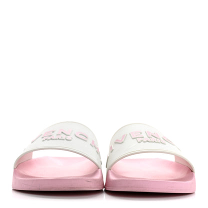 Givenchy Rubber Logo Pool Slide Sandals 39 Candy Pink 3 of 12
