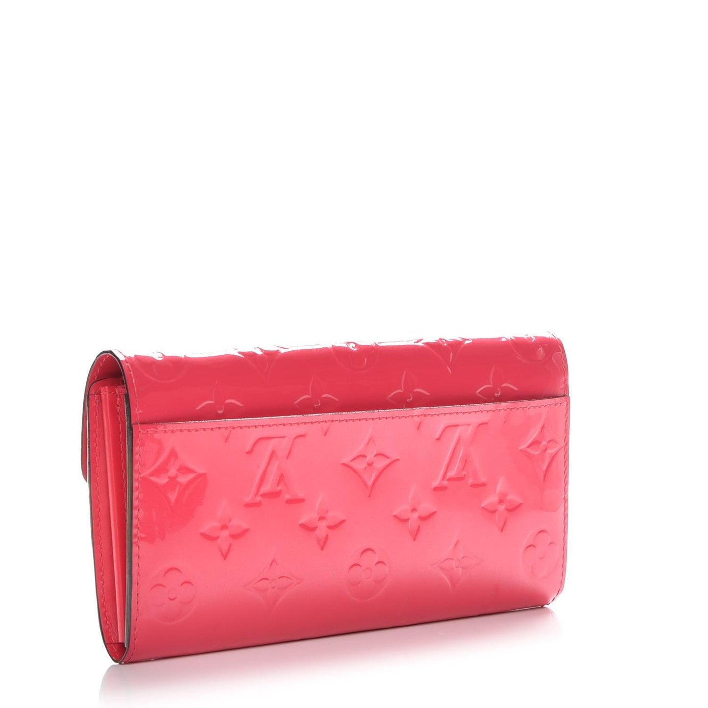 Vernis Sarah Wallet NM Rose Litchi