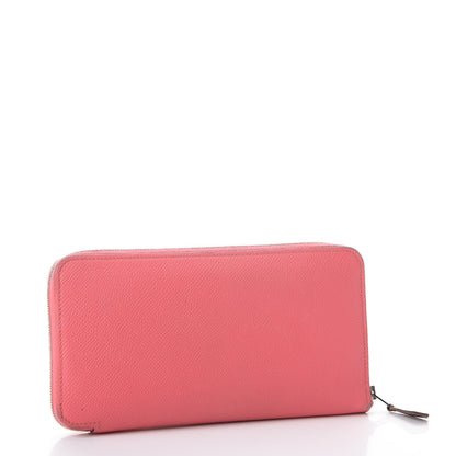 Hermes Epsom Silk'In Wallet Rose Azalee 3 of 15
