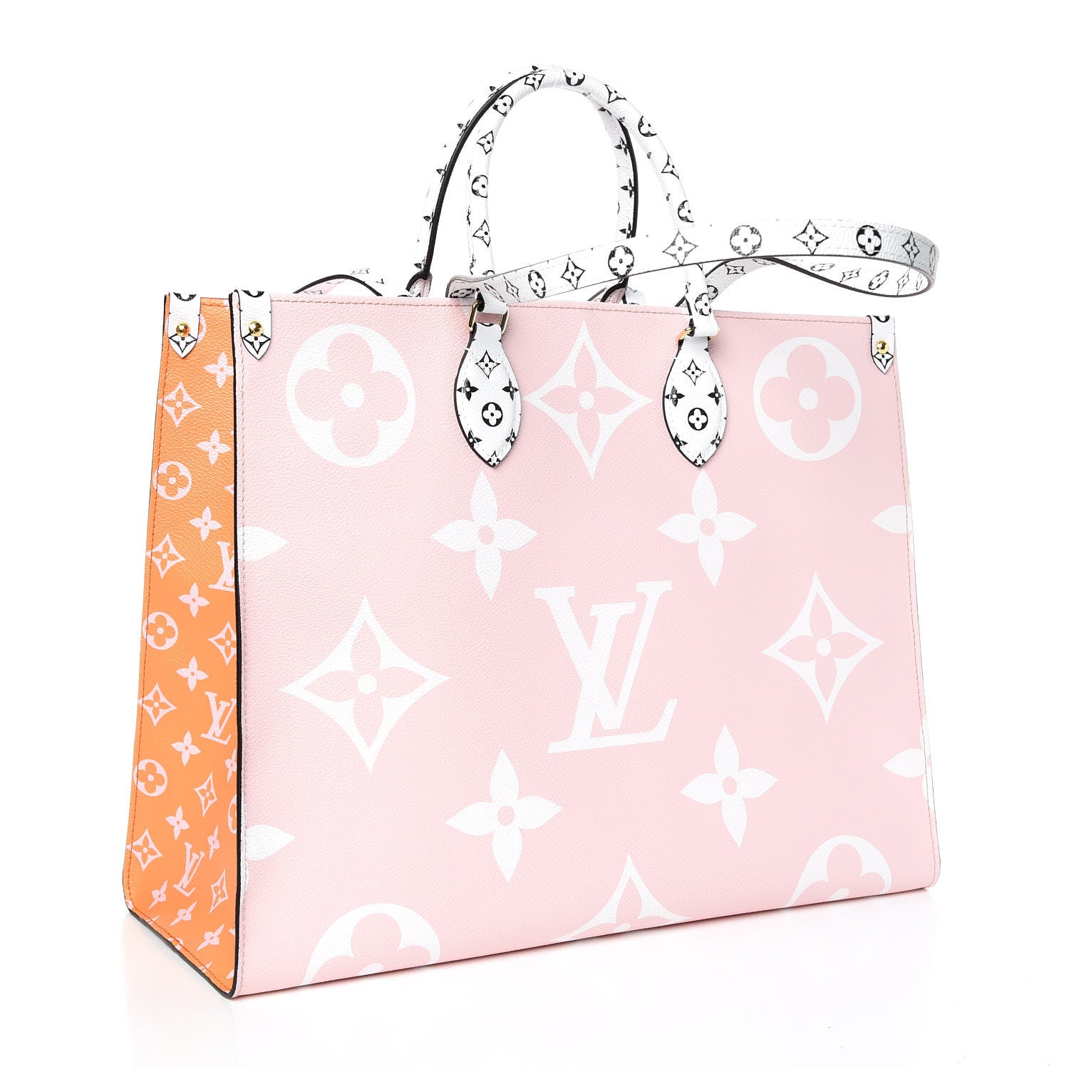 Louis Vuitton Monogram Giant Onthego GM Rouge Rose 4 of 10