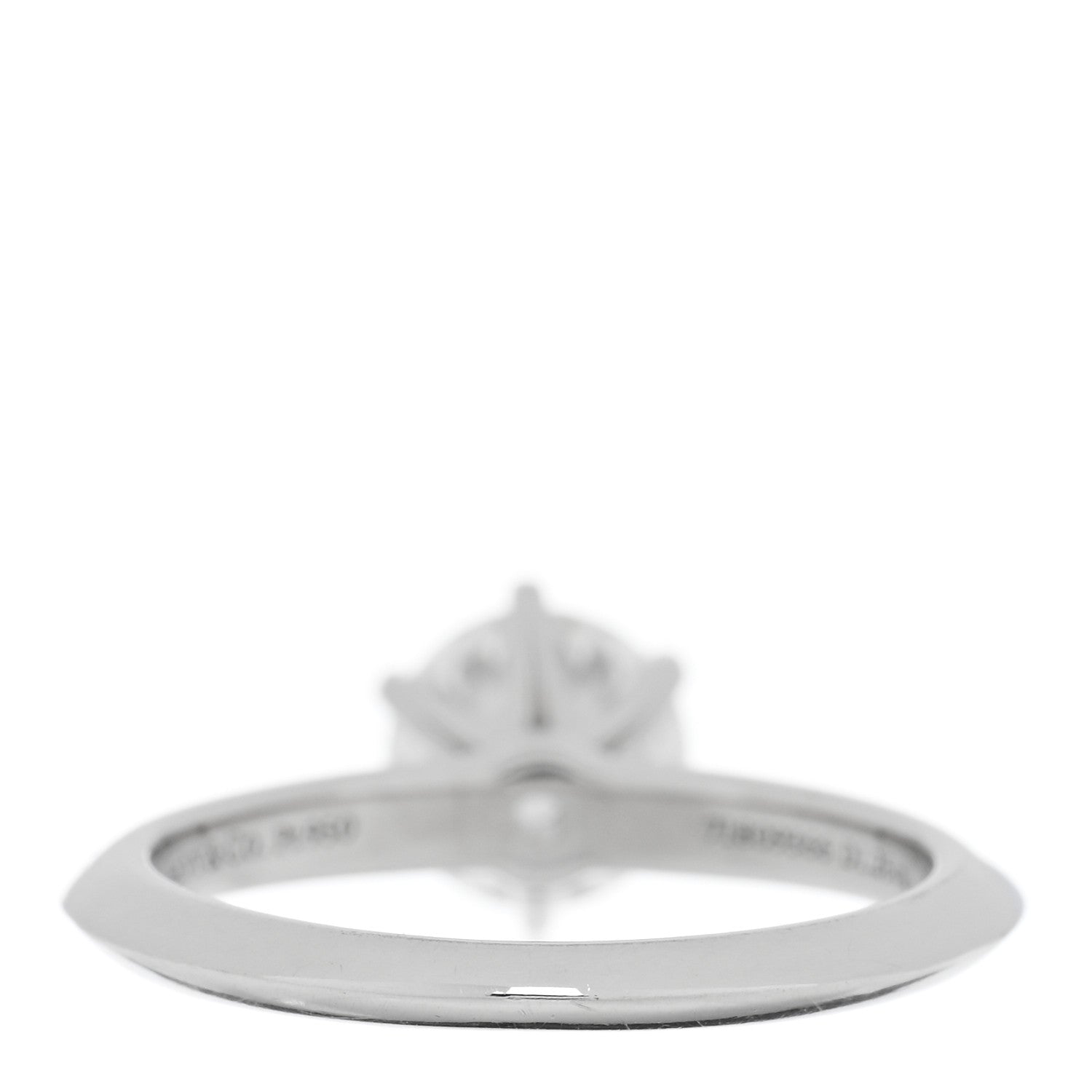 Tiffany Platinum Diamond 1.26ct Solitaire Engagement Ring 51 5.75 3 of 4