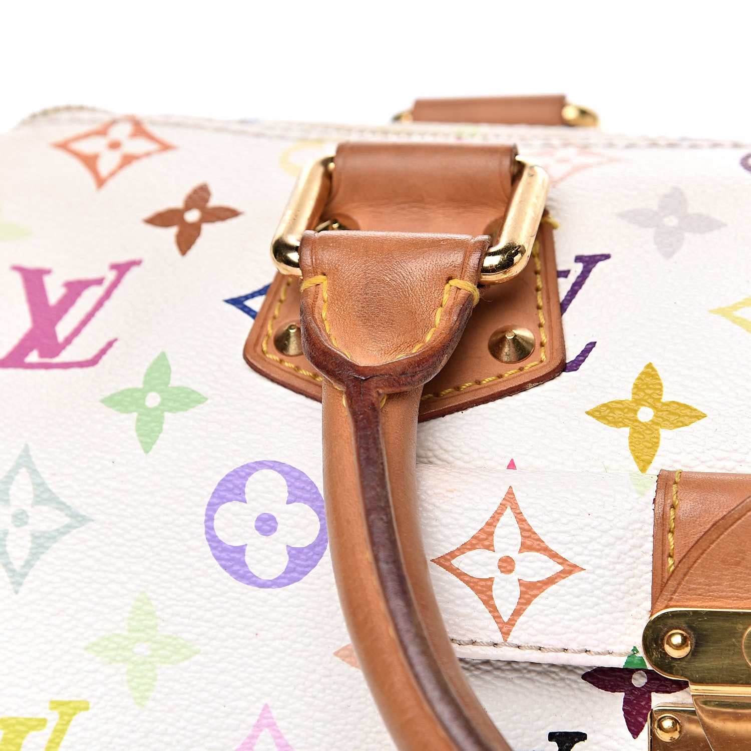 Louis Vuitton Monogram Multicolor Speedy 30 White 15 of 16