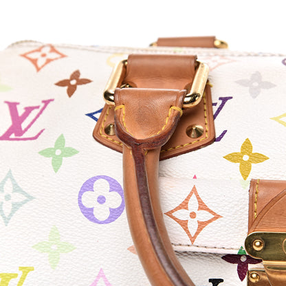 Louis Vuitton Monogram Multicolor Speedy 30 White 15 of 16