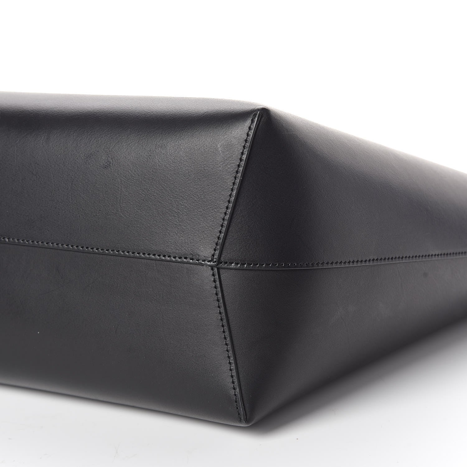 Mansur Gavriel Calfskin Large Shopping Tote Black Flamma 12 of 12
