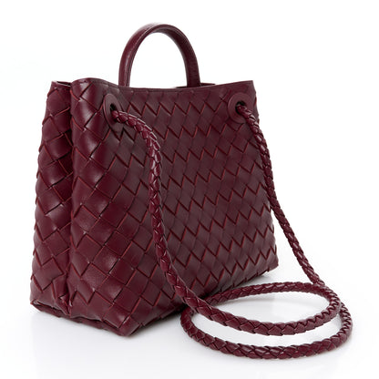 Bottega Veneta Nappa Intrecciato Small Andiamo Shoulder Bag Barolo 3 of 10