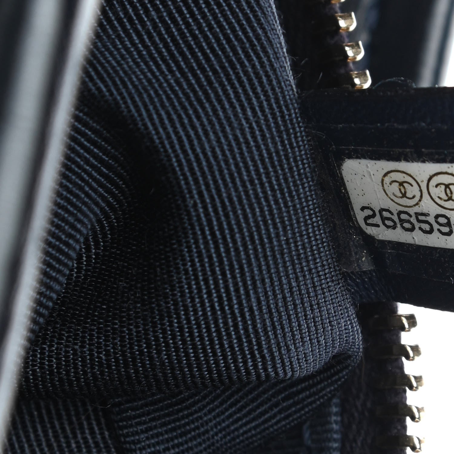 Chanel Tweed Calfskin Small Gabrielle Hobo Dark Navy 9 of 9