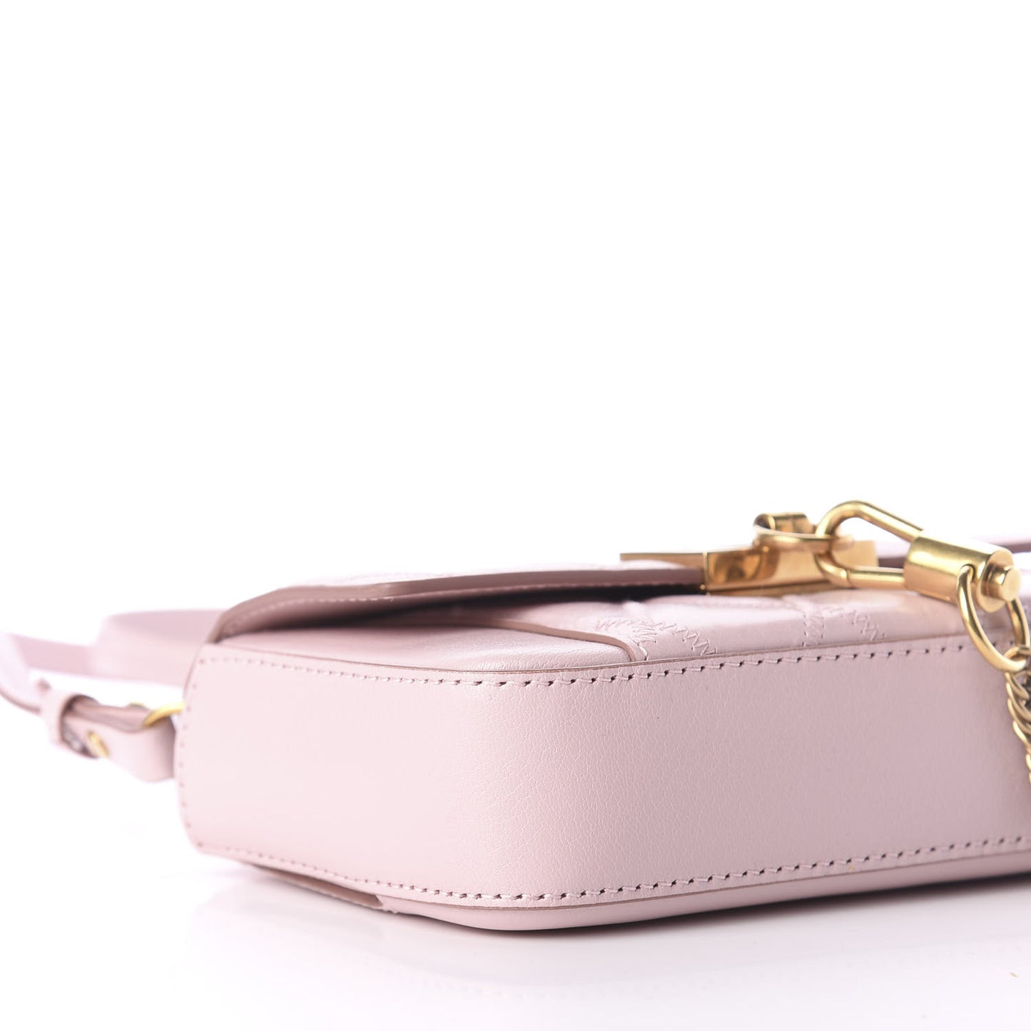 Goatskin Quilted GV3 Mini Pocket Convertible Bag Pale Pink