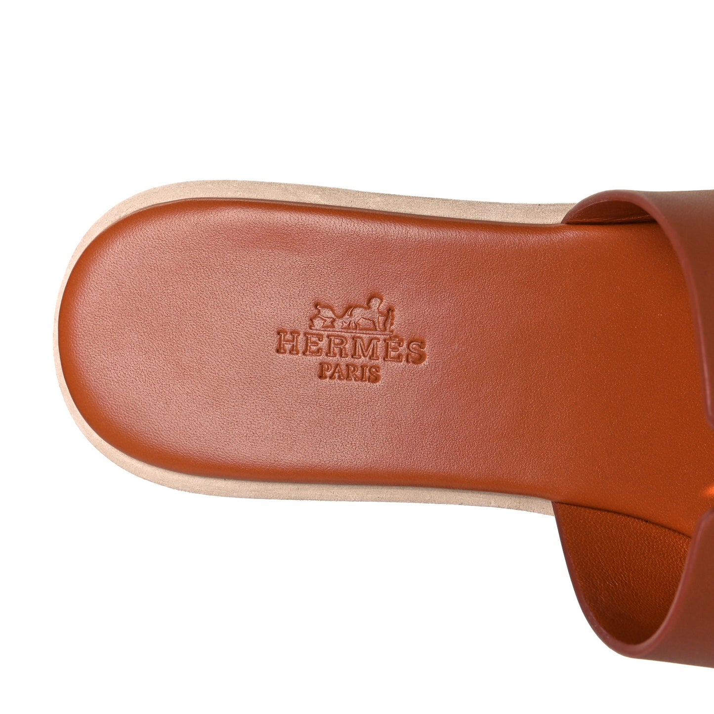 Calfskin Cork Eze 30 Sandals 37 Marron Glaise