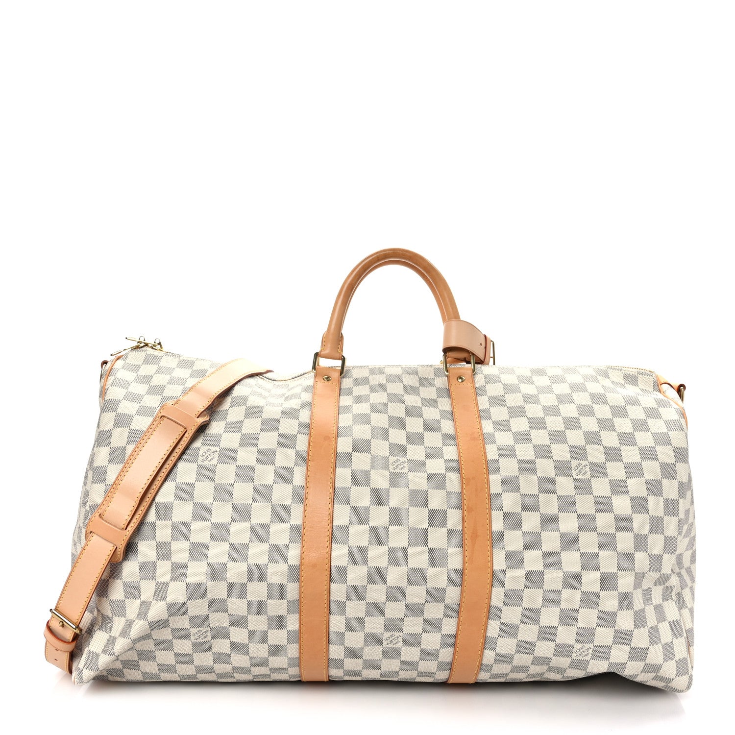 Louis Vuitton Damier Azur Keepall Bandouliere 55 1 of 11