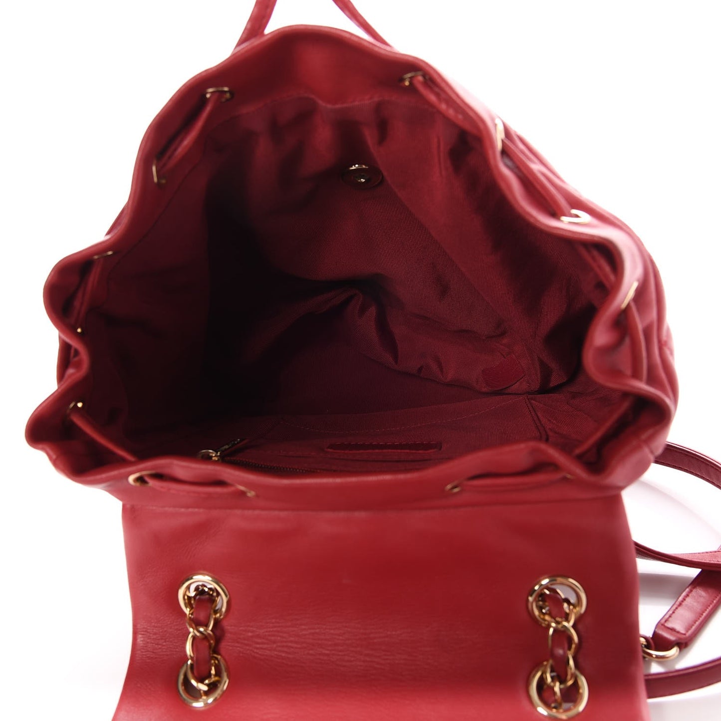 Lambskin Quilted Small Urban Spirit Backpack Dark Pink
