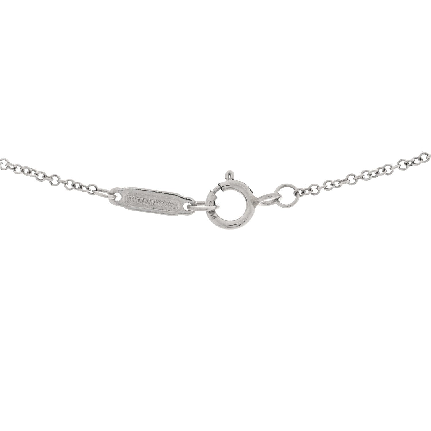Tiffany Platinum Chain Necklace 16" 4 of 4