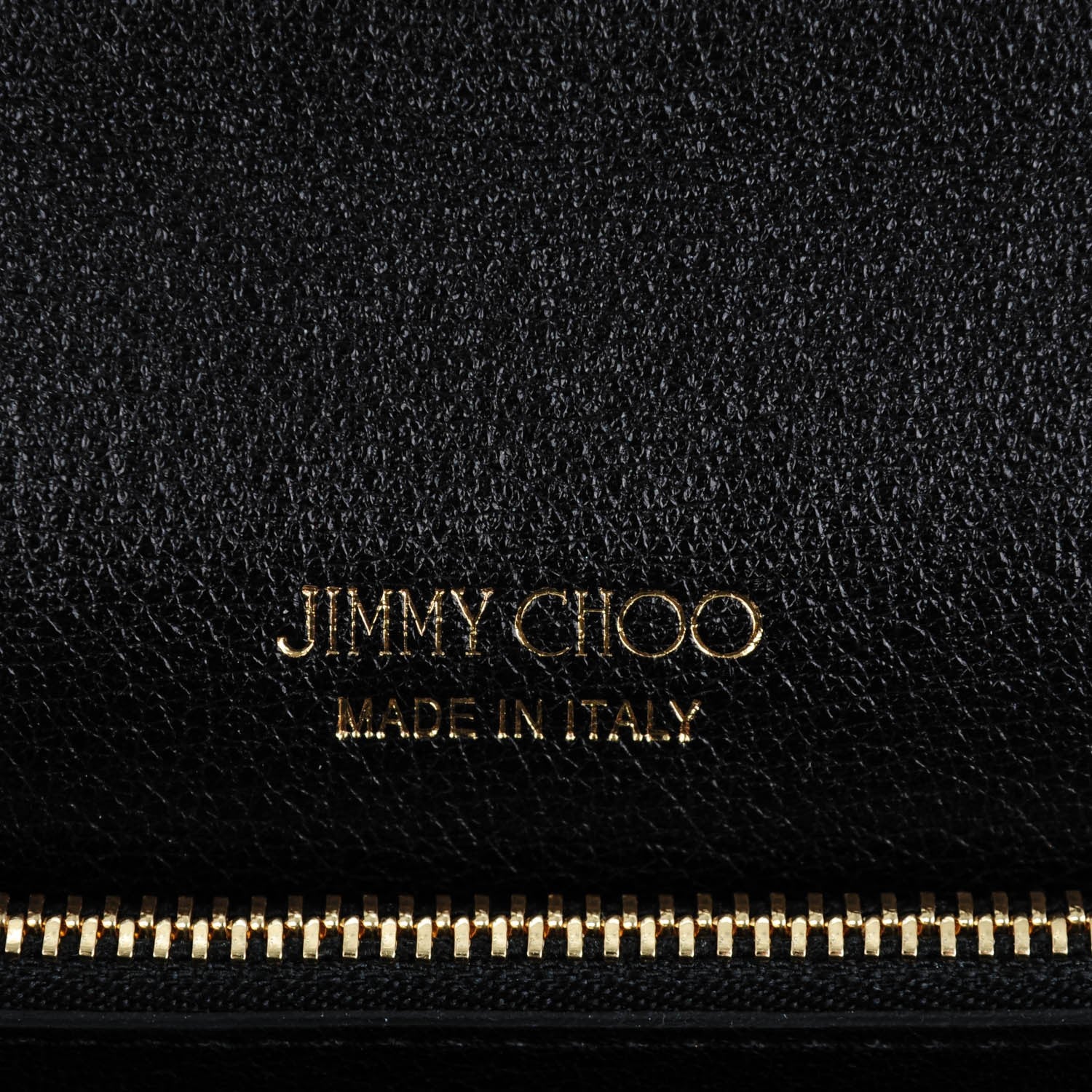 Jimmy Choo Canvas Glitter Milla Wallet on Chain Black 6 of 6