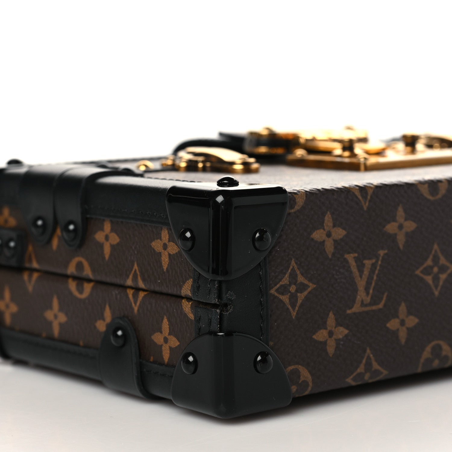 Louis Vuitton Monogram Petite Malle Black 8 of 9