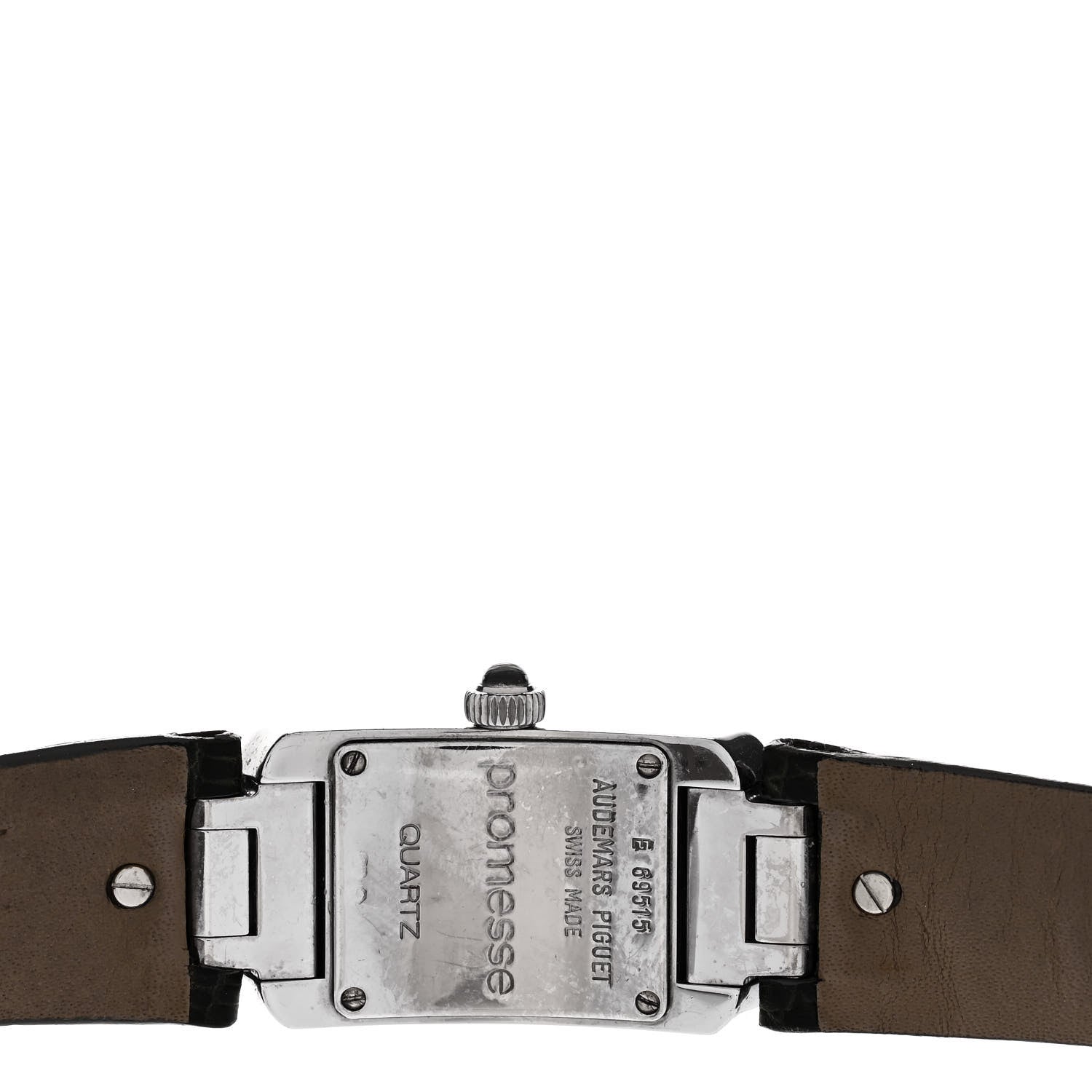 Audemars Piguet 18K White Gold Lizard Diamond Mother of Pearl 18.2mm Promesse Quartz Watch 67461BC.ZZ.A002LZ.02 4 of 7