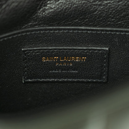 Saint Laurent Lambskin Matelasse Monogram Medium Vicky Chain Bag Algae 6 of 11