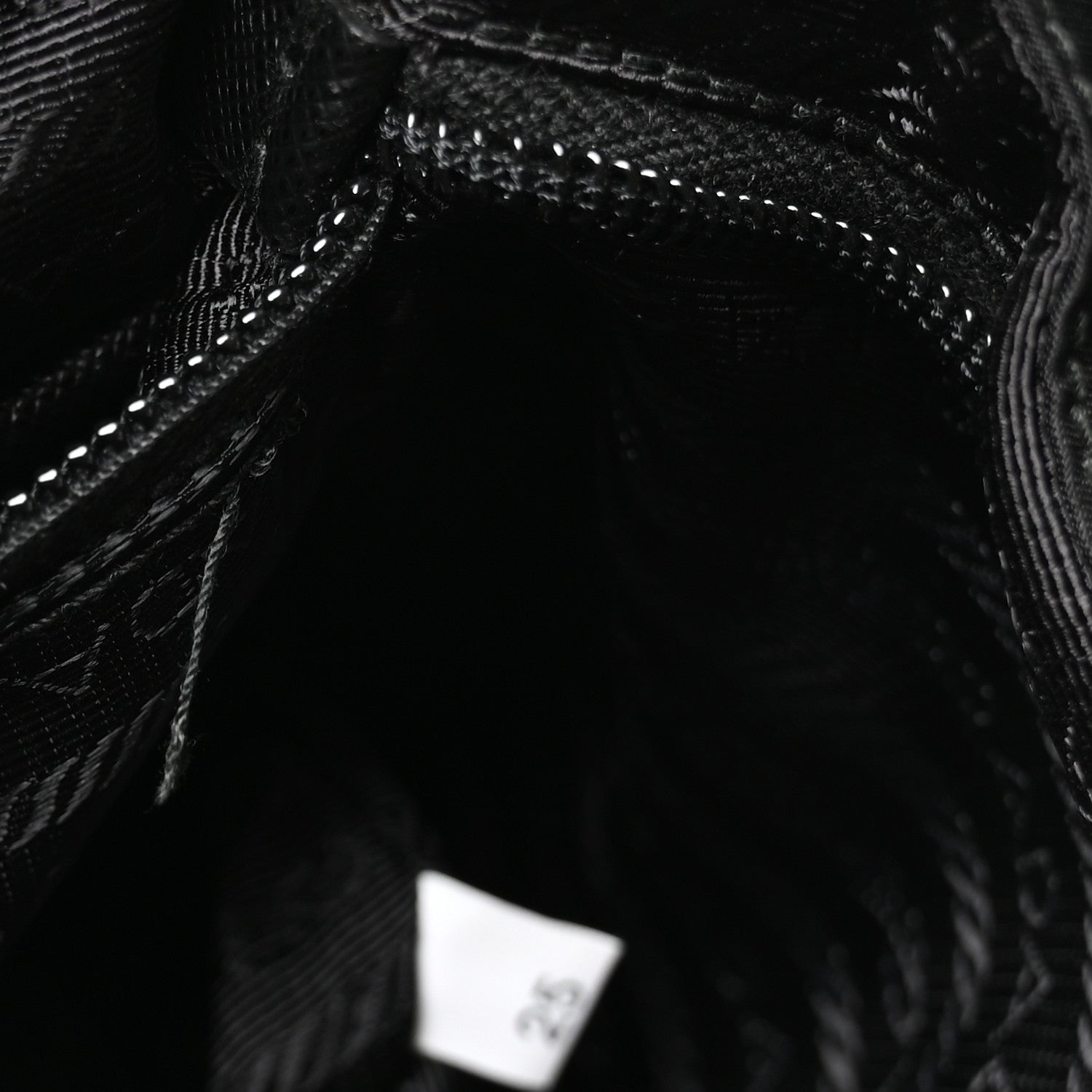 Prada Tessuto Nylon Saffiano Medium Backpack Black 11 of 11