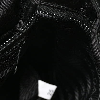 Prada Tessuto Nylon Saffiano Medium Backpack Black 11 of 11