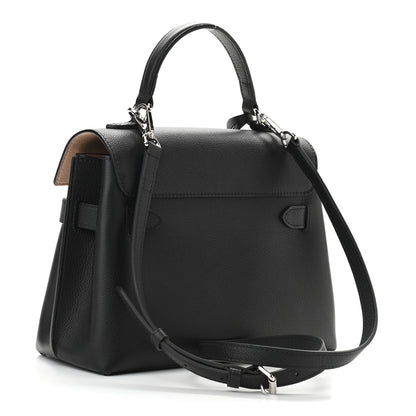 Louis Vuitton Calfskin Lockme Ever BB Black 3 of 9