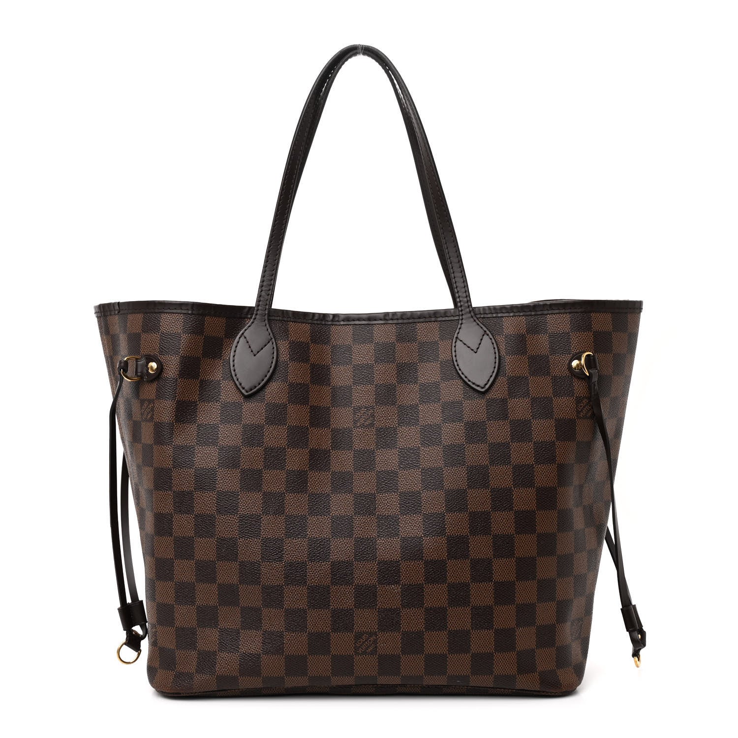 Louis Vuitton Damier Ebene Neo Neverfull MM  Rose Ballerine 1 of 13