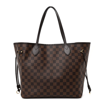 Louis Vuitton Damier Ebene Neo Neverfull MM  Rose Ballerine 1 of 13