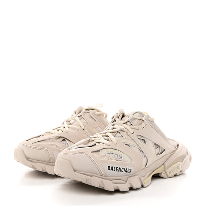 Balenciaga Mesh Rubber Womens Track Mules 38 Beige 3 of 13