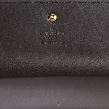 Louis Vuitton Vernis Porte Tresor International Wallet Amarante 6 of 7